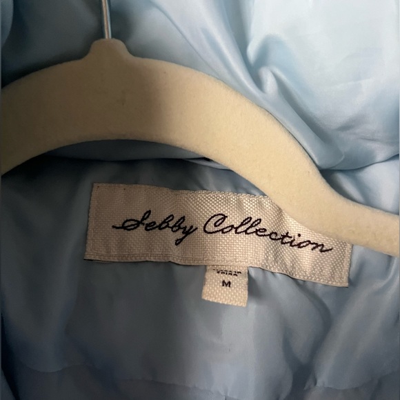 baby blue puffer coat - Picture 2 of 3